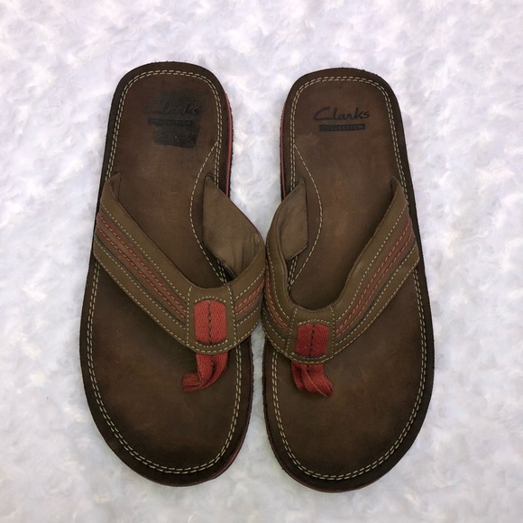 clarks flip flops mens 2018